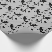 ハスキー包装紙ハスキーそり犬紙 ラッピングペーパー (コーナー)