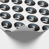 ハスキー包装紙ハスキー犬ぞり犬紙 ラッピングペーパー (角)