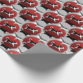 ハスキー包装紙 クリスマス ハスキー ギフト紙 ラッピングペーパー (角)