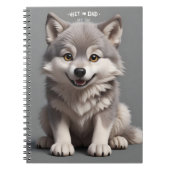 ハスキー印刷スパイラルフォトノートブック ノートブック (正面)