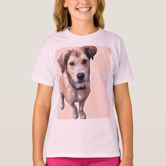 ハスキー子犬Tシャツ Tシャツ (正面)