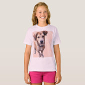 ハスキー子犬Tシャツ Tシャツ (正面フル)