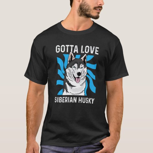 ハスキー愛のペットグルーマー Tシャツ (正面)