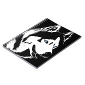 ハスキー手帳シベリアのハスキーのギフト&ブック ノートブック (左側)