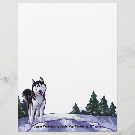 ハスキー文房具 (正面)