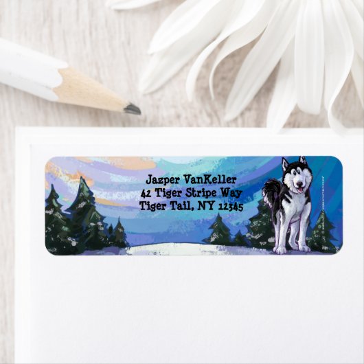 ハスキー文房具 ラベル (インサイチュ)