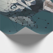 ハスキー星座キャンバス ラッピングペーパー (角)