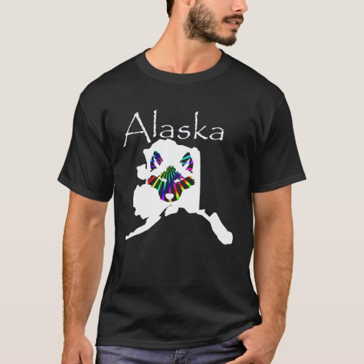 ハスキー最後のフロンティアのお土産Sled犬シベリア Tシャツ (正面)