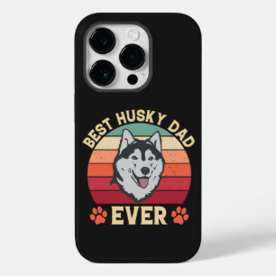 ハスキー最高のパパエバーアルティメットラブボンド犬のパパ Case-Mate iPhone 14 PROケース