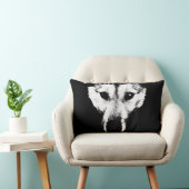 ハスキー枕ウルフパップピローマラムートギフト ランバークッション (椅子)