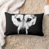 ハスキー枕ウルフパップピローマラムートギフト ランバークッション (ブランケット)