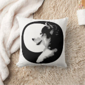 ハスキー枕シベリアのハスキーなマラムートギフト クッション (ブランケット)