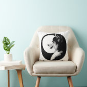 ハスキー枕シベリアのハスキーなマラムートギフト クッション (椅子)