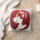 ハスキー枕シベリアのハスキーなマラムートギフト クッション (ブランケット)