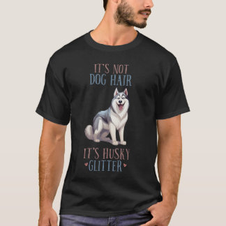 ハスキー犬の男性Tシャツ Tシャツ