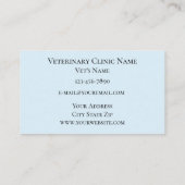 ハスキー犬の白いドラゴンアドベンチャー 名刺 (裏面)