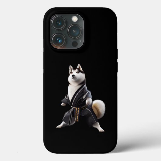 ハスキー犬は空手を知っている、ハスキー犬の空手選手 Case-Mate iPhoneケース (裏面)