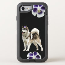 ハスキー犬アートiPhone 8/7ディフェンダーシリーズケース