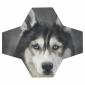 ハスキー犬ビッグドッグアニマルペット サッカーボール (フラット)