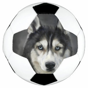 ハスキー犬ビッグドッグアニマルペット サッカーボール