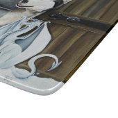 ハスキー犬ホワイトドラゴンアドベンチャー カッティングボード (角)