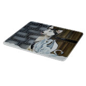 ハスキー犬ホワイトドラゴンアドベンチャー カッティングボード (角)