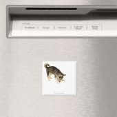 ハスキー犬2 マグネット (インサイチュ (食洗機))