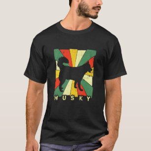 ハスキー犬70年代 Tシャツ