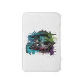 ハスキー犬 バスマット (正面縦)