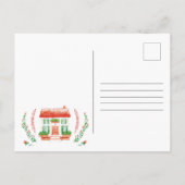 ハスキー犬 |ムドロームの引越しのお知らせポストカード 案内ポストカード (裏面)