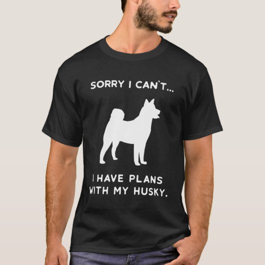 ハスキー犬 Tシャツ (正面)