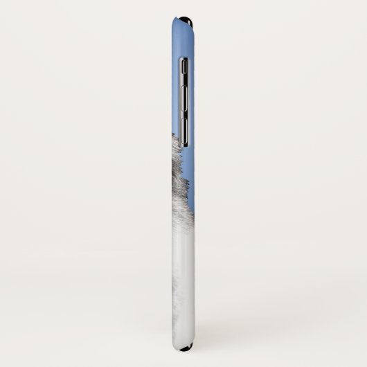 ハスキー犬iPhoneケースハスキーのマラムートアップケース Case-Mate iPhoneケース (裏面/左)