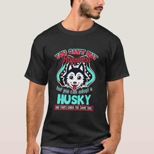 ハスキー犬S Tシャツ (正面)