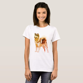 ハスキー犬Tシャツ Tシャツ