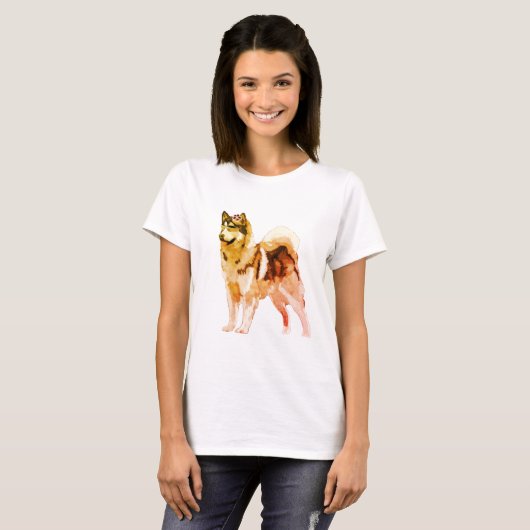 ハスキー犬Tシャツ Tシャツ (正面フル)