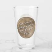 ハスキー眼鏡ハスキー狼ムーングラスパーソナライズされた タンブラーグラス (裏面)