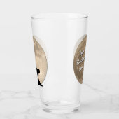 ハスキー眼鏡ハスキー狼ムーングラスパーソナライズされた タンブラーグラス (左)