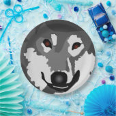 ハスキー芸術 ペーパープレート (パーティー)