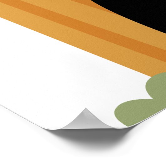 ハスキー誕生日パーティーのサイン ポスター (角)