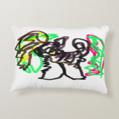 ハスキー遊秋 アクセントクッション (裏面)