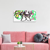 ハスキー遊秋 キャンバスプリント (インサイチュ (リビング))