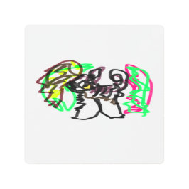 ハスキー遊秋 メタルプリント