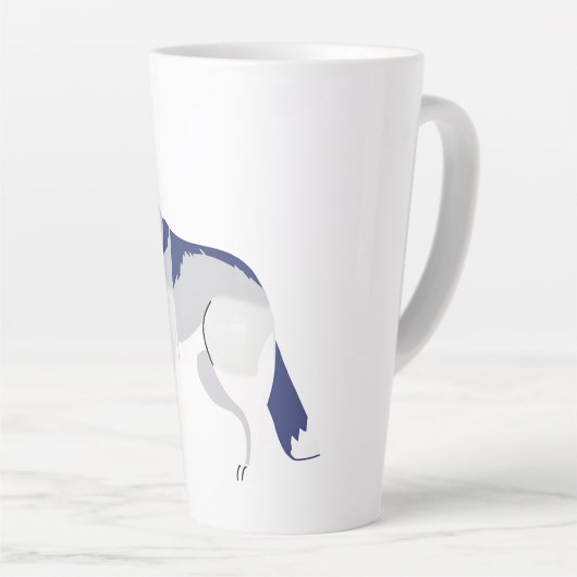 ハスキー カフェラテマグ (右アングル)