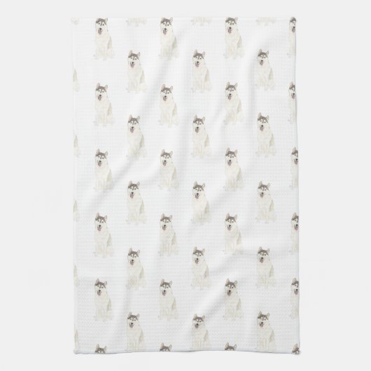 ハスキー キッチンタオル (縦)