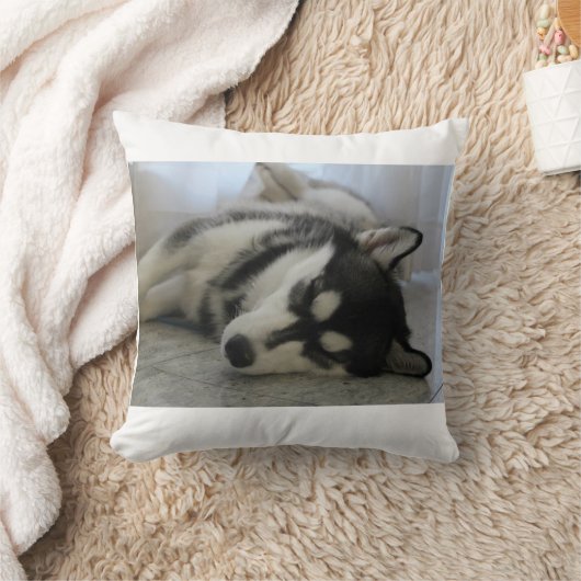 ハスキー クッション (ブランケット)