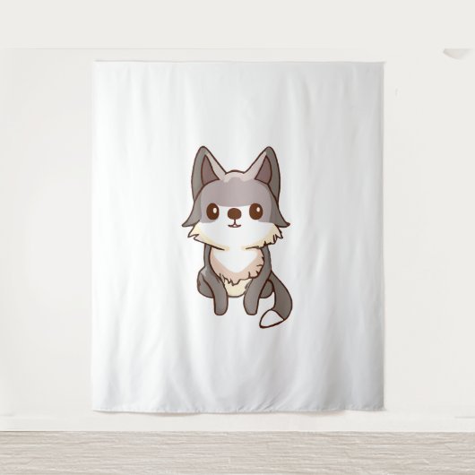 ハスキー・ドッグ・ウルフハウンド タペストリー (正面)