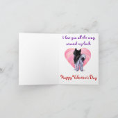 ハスキー·バレンタイン·デー シーズンカード (内部)