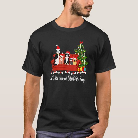ハスキー・パジャマ・ママ Tシャツ (正面)