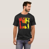 ハスキー・パジャマ Tシャツ (正面フル)