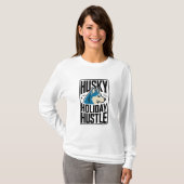 ハスキー・ホリデー・ハッスル・バッジ Tシャツ (正面フル)